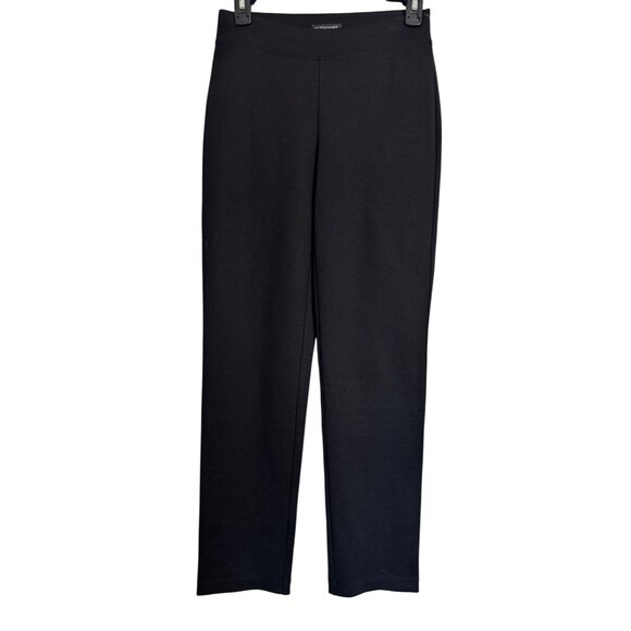 Eileen Fisher Flex Ponte Slim Ankle Pant Size XXS Black NWT - Picture 1 of 7